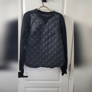 Lululemon Athletica Black Quilted Fluff Off Pullover